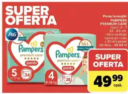 Carrefour Pieluchy dla dzieci 5 Pampers Premium Care oferta