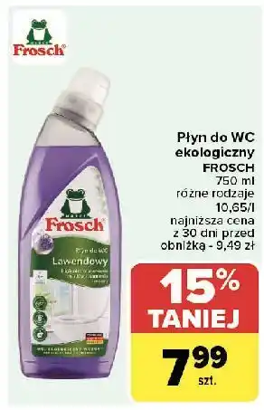 Carrefour Płyn do wc lawendowy Frosch oferta