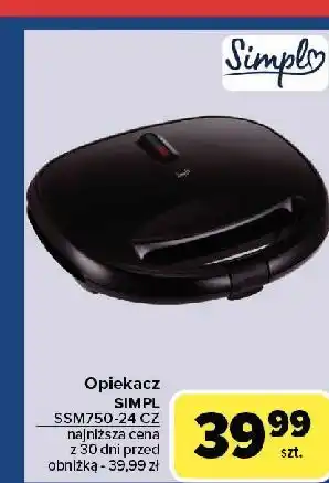 Carrefour Opiekacz ssm750-24 Simpl oferta