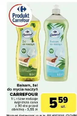 Carrefour Balsam płyn do mycia naczyń z aloesem Carrefour oferta