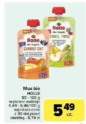 Carrefour Mus fennel frog Holle Bio oferta