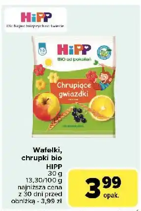 Carrefour Chrupiące gwiazdki z owocami Hipp oferta