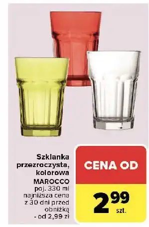 Carrefour Szklanka marocco 330 ml oferta