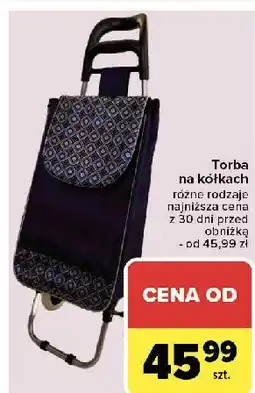 Carrefour Torba na kółkach oferta