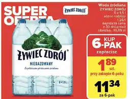 Carrefour Woda niegazowana Żywiec Zdrój oferta