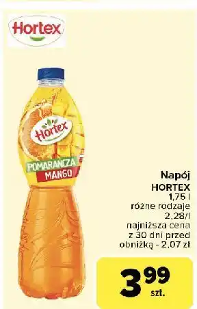 Carrefour Napój pomarańcza-mango Hortex oferta