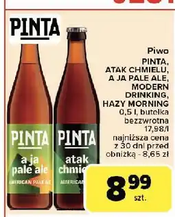 Carrefour Piwo hazy morning apa Pinta oferta