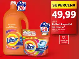 Lidl Vizir żel lub kapsułki do prania oferta