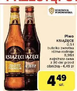 Carrefour Piwo Książęce Ciemne Łagodne oferta