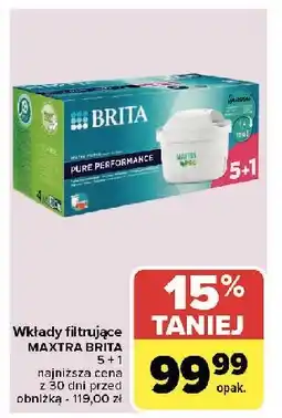 Carrefour Filtr do wody pure performance pro Brita Maxtra+ oferta