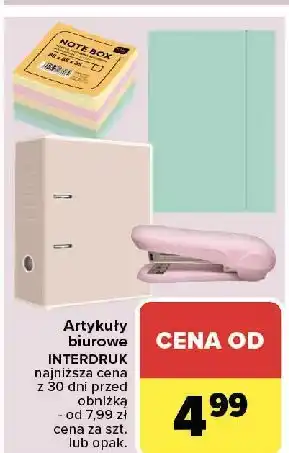 Carrefour Karteczki samoprzylepne Interdruk oferta