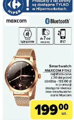 Carrefour Smartwatch fw42 Maxcom oferta