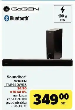 Carrefour Soundbar tas940wsb Gogen oferta