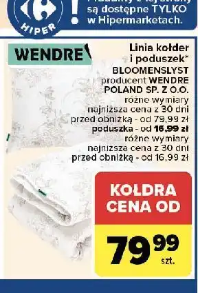 Carrefour Kołdra bloomenslyst 140 x 200 cm Wendre oferta