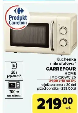 Carrefour Kuchenka mikrofalowa hmor-20wc-25 Carrefour Home oferta