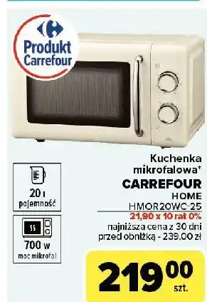 Carrefour Kuchenka mikrofalowa hmor-20wc-25 Carrefour Home oferta