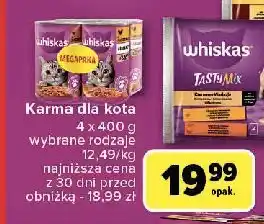 Carrefour Karma dla kota kurczak i kaczka Whiskas oferta