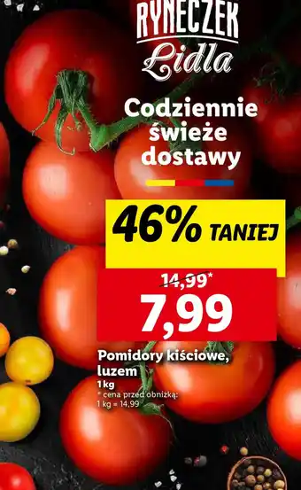 Lidl Pomidory kiściowe, luzem oferta