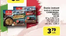 Carrefour Nudle z sosem napoli Vifon oferta