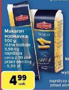 Carrefour Makaron fusili Podravka oferta