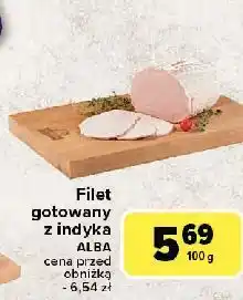 Carrefour Filet z indyka gotowany Alba oferta