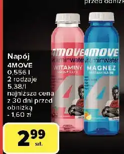 Carrefour Napój witaminy + minerały 4Move Vitamin Water oferta