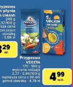 Carrefour Przyprawa drobno zmielona Vegeta oferta