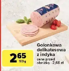 Carrefour Golonkowa delikatesowa z indyka Pekpol oferta