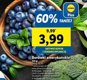 Lidl Borówki amerykańskie oferta