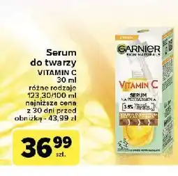 Carrefour Serum do twarzy z vitaminą c na przebarwienia Garnier Skin Naturals oferta