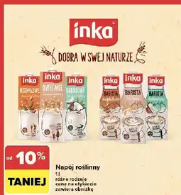 Carrefour Napój owsiany barista Inka Owsiane oferta