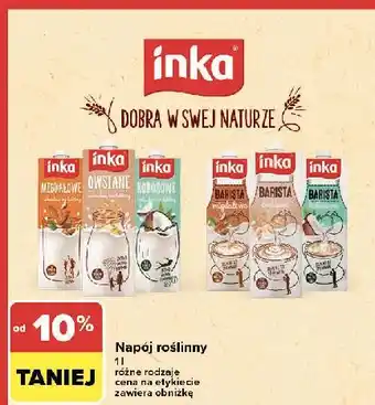 Carrefour Napój owsiany barista Inka Owsiane oferta