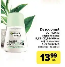 Carrefour Dezodorant fresh aloe Garnier Mineral Invisible Protection oferta