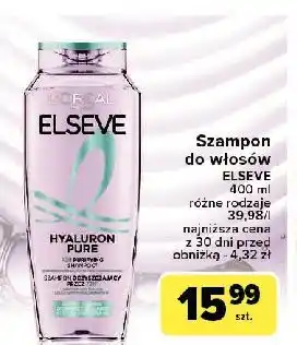 Carrefour Szampon do włosów L'oreal Elseve Hyaluron Pure oferta