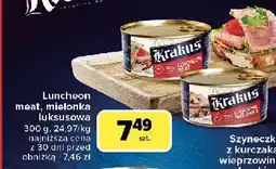 Carrefour Mielonka luksusowa wieprzowa Krakus Animex oferta