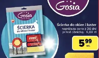 Carrefour Ścierka do okien i luster Gosia oferta