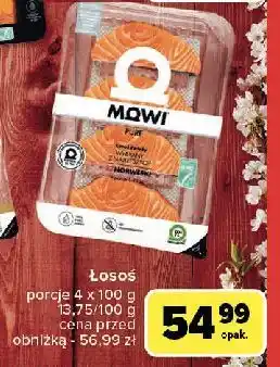 Carrefour Porcje łososia Mowi oferta