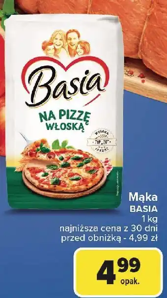 Carrefour Mąka pszenna na pizzę włoską Basia oferta