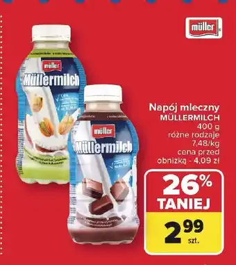 Carrefour Napój mleczny czekoladowy Mullermilch oferta