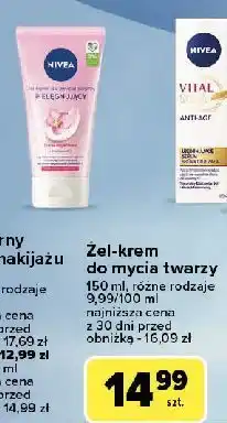 Carrefour Żel-krem do mycia twarzy cera sucha i wrażliwa Nivea Face Essentials oferta