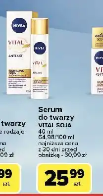 Carrefour Serum ujędrniające Nivea Vital Soja oferta