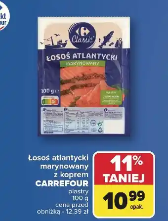 Carrefour Łosoś atlantycki z koprem Carrefour oferta