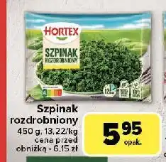 Carrefour Szpinak rozdrobniony Hortex oferta