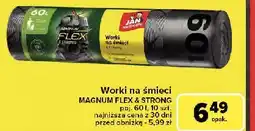 Carrefour Worki na śmieci z taśmą 60 l Jan Niezbędny oferta