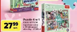 Carrefour Puzzle 4w1 stitch Trefl oferta