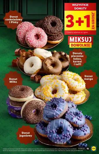 Lidl Wszystkie donuty oferta