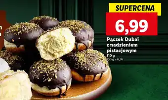 Lidl Pączek Dubai z nadzieniem pistacjowym oferta