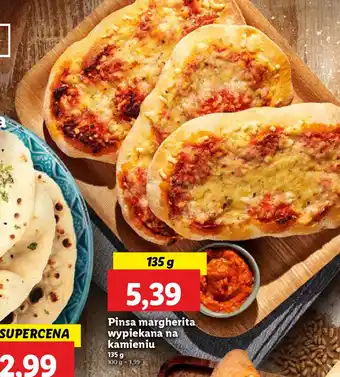 Lidl Pinsa margherita wypiekana na kamieniu oferta