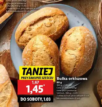 Lidl Bułka orkiszowa oferta