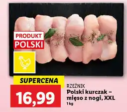 Lidl Rzeźnik polski kurczak - mięso z nogi, xxl oferta